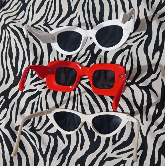 Bundle of Women Fashion cat ese & square  frame sunglasses - Picture 5 of 10